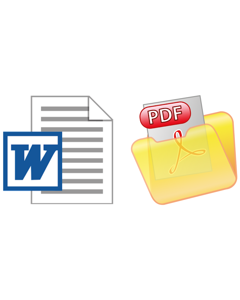 PDF and Microsoft Word files