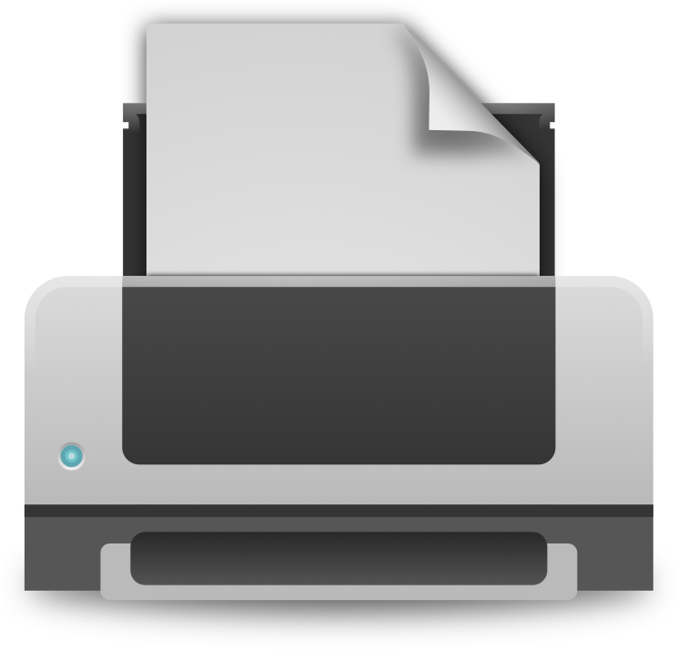 Printer with crossword puzzle