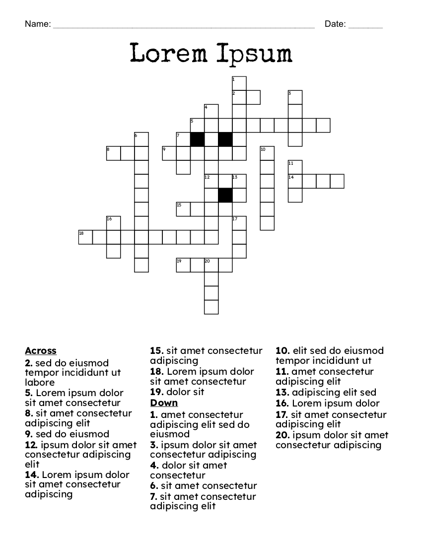 Not just word searches