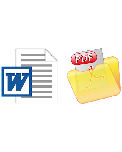 PDF and Microsoft Word files
